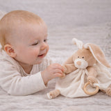 Doudou coniglietto con anello dentizione