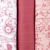 Organic Cotton Muslin Colored