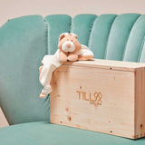 Doudou coniglietto con anello dentizione